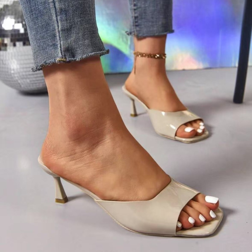 Zapatillas de Boca de pescado  - Summer Clothing Stores reseña y precio