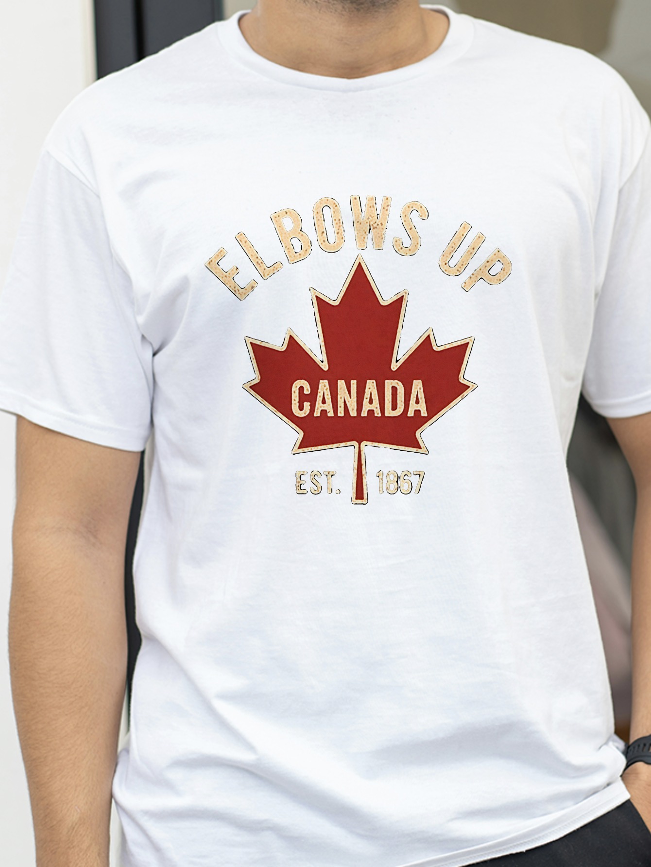 Camiseta Elbows Up Canada para - Summer Clothing Women Canada reseña y precio