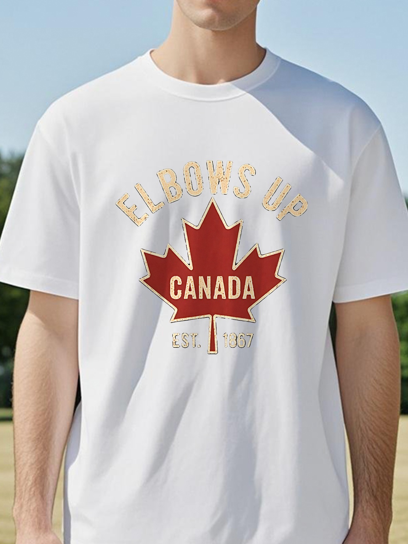 Camiseta Elbows Up Canada para - Summer Clothing Women Canada reseña y precio